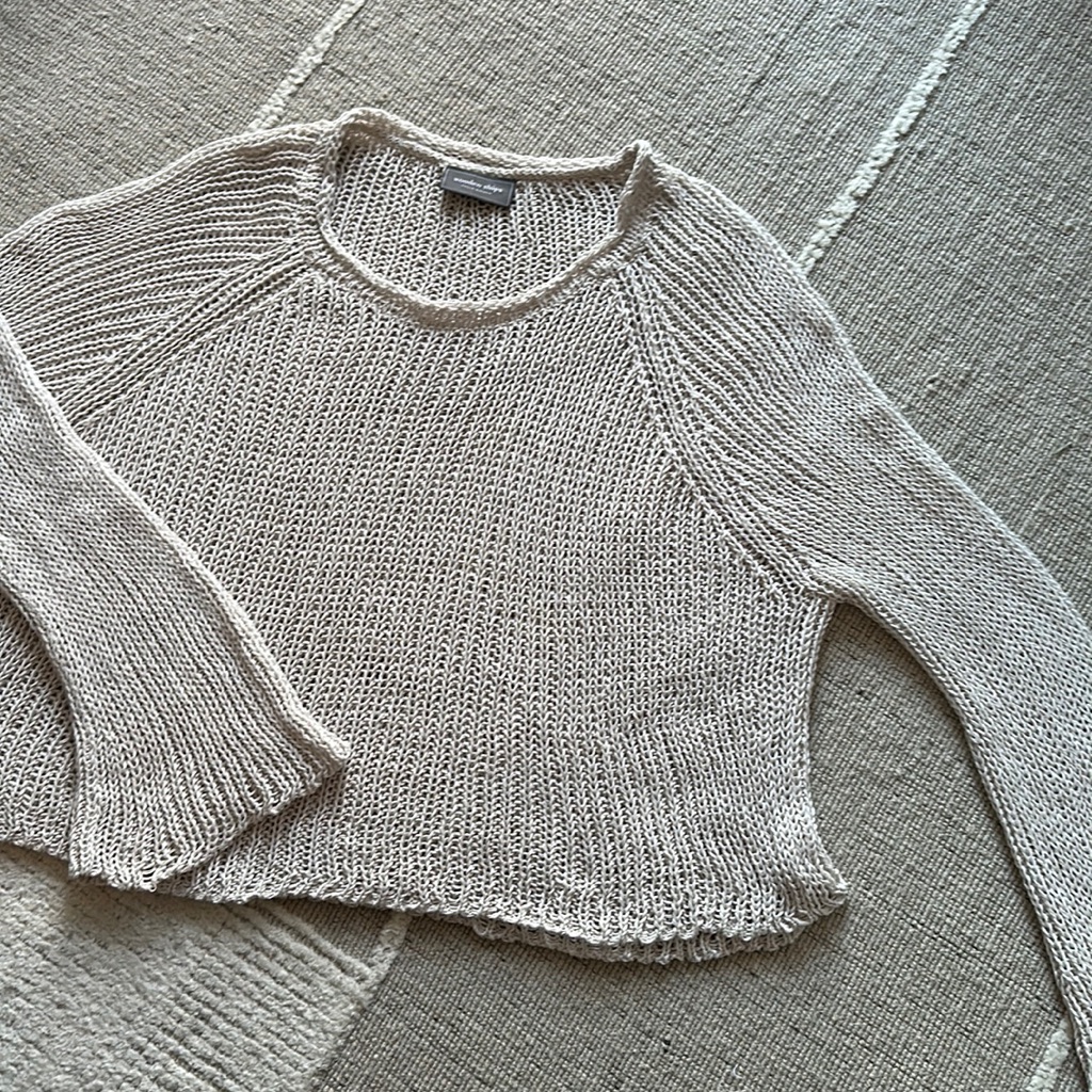 Wooden Ships Size S/M Oversized Cotton Mix Sweater